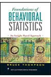 Foundations of Behavioral Statistics