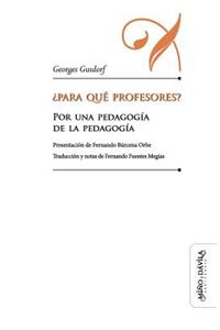 ¿Para qué profesores?