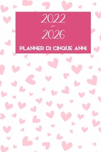 2022-2026 Planner di cinque anni