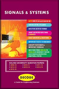 Signals & Systems Sem-III ELEX/ ECE/ E & TC/ EIE/ICE 2015