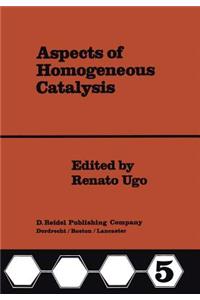 Aspects of Homogeneous Catalysis