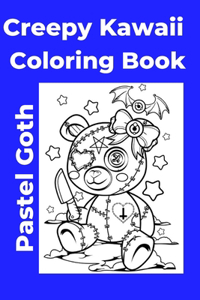 Creepy Kawaii Coloring Book Pastel Goth