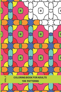 Easy Geometric Coloring Book for Adults