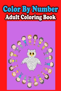 Color By Number Adult Coloring Book