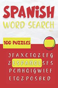 Spanish Word Search - 100 puzzle Español (Vol.1)