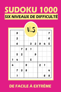 SUDOKU 1000 six niveaux de difficulté V.5