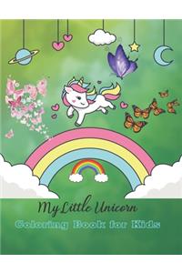My Little Unicorn Coloring Book for Kids