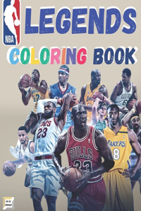 NBA Legends Coloring Book