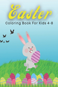 Easter Coloring Book For Kids 4-8
