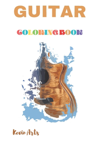 Guitar Coloring Book For Adults