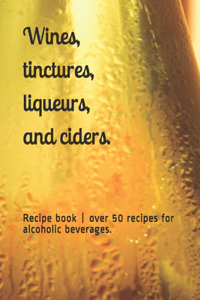 Wines, tinctures, liqueurs, and ciders.
