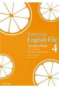 American English File 4 Teacher's Book