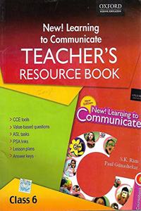 New! Learning To Communicate Teacher'S Resource Book 6