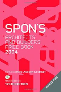 Spon's Architects' and Builders' Price Book 2004