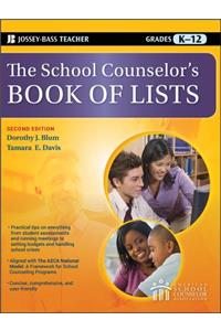 School Counselor's Book of Lists, Grades K-12