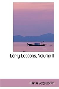 Early Lessons, Volume II