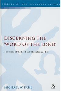 Discerning the Word of the Lord