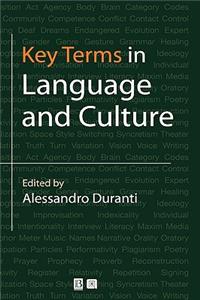 Key Terms in Language and Culture