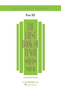 First Book of Tenor Solos - Part III
