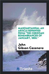 Mahometanism