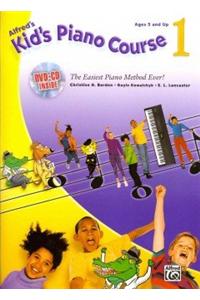 Alfred's Kid's Piano Course, Bk 1: The Easiest Piano Method Ever!, Book, CD & DVD