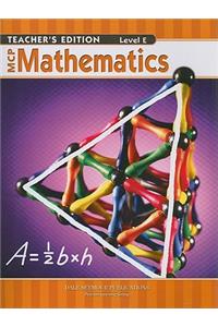 MCP Mathematics, Level E