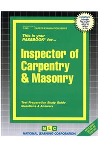 Inspector of Carpentry & Masonry
