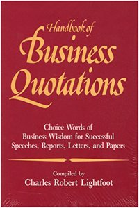 HCBS$dbook Of Business Quotations