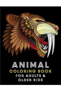 Animal Coloring Book For Adults And Older Kids