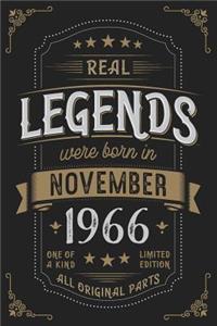 Real Legends were born in November 1966