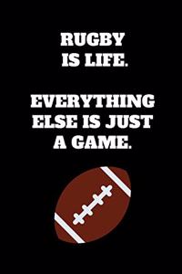 Rugby Is Life. Everything Else Is Just A Game.