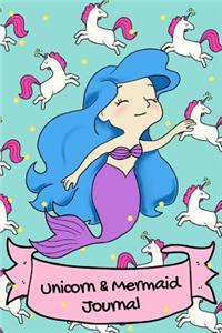 Unicorn And Mermaid Journal
