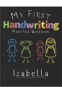 My first Handwriting Practice Workbook Izabella