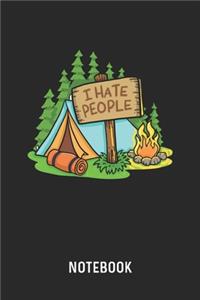 I Hate People Notebook