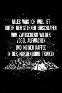 Unter Sternen Einschlafen
