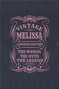 Vintage Melissa Limited Edition the Woman the Myth the Legend