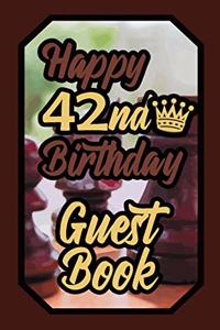 Happy 42nd Birthday Guest Book