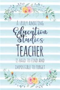 A Truly Amazing Education Studies Teacher Is Hard to Find and Impossible to Forget