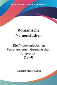 Romanische Namenstudien