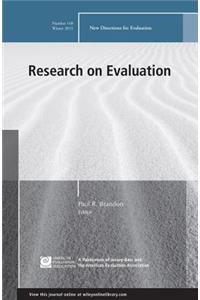 Research on Evaluation