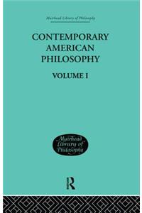 Contemporary American Philosophy