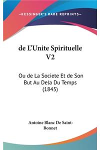 de L'Unite Spirituelle V2