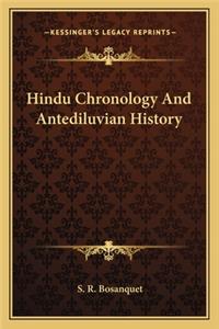 Hindu Chronology And Antediluvian History