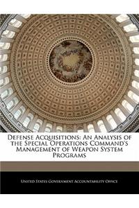Defense Acquisitions
