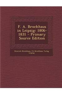 F. A. Brockhaus in Leipzig