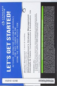 Mindtap Management, 1 Term (6 Months) Printed Access Card for Hitt/Ireland/Hoskisson's Strategic Management: Concepts and Cases: Competitiveness and Globalization, 12th