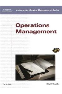 Automotive Service Management: Operations Management