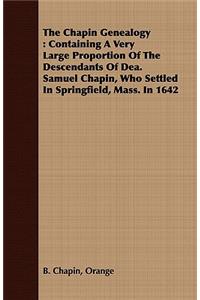 Chapin Genealogy