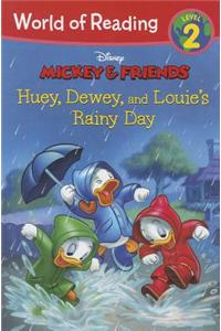 World of Reading: Mickey & Friends Huey, Dewey, and Louie's Rainy Day: Level 2