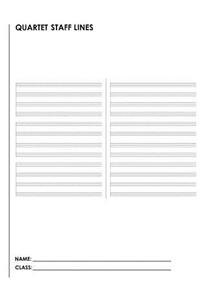 Quartet Staff Lines